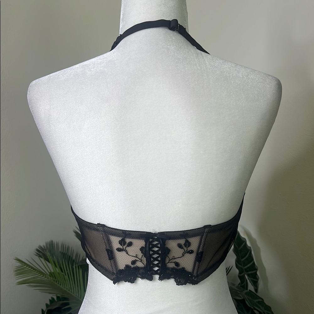 Victoria’s Secret Black Halter Push-up Bra
